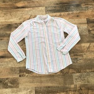 Vintage Women’s Button Up Pastel Licorice X